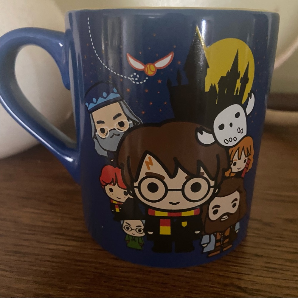 Harry Potter Characters Ceramic Mug Chibi Hermione Hagrid Dumbledore Ron 14 oz